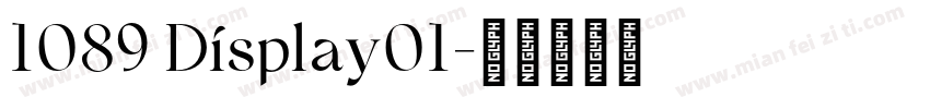 1089 Display01字体转换